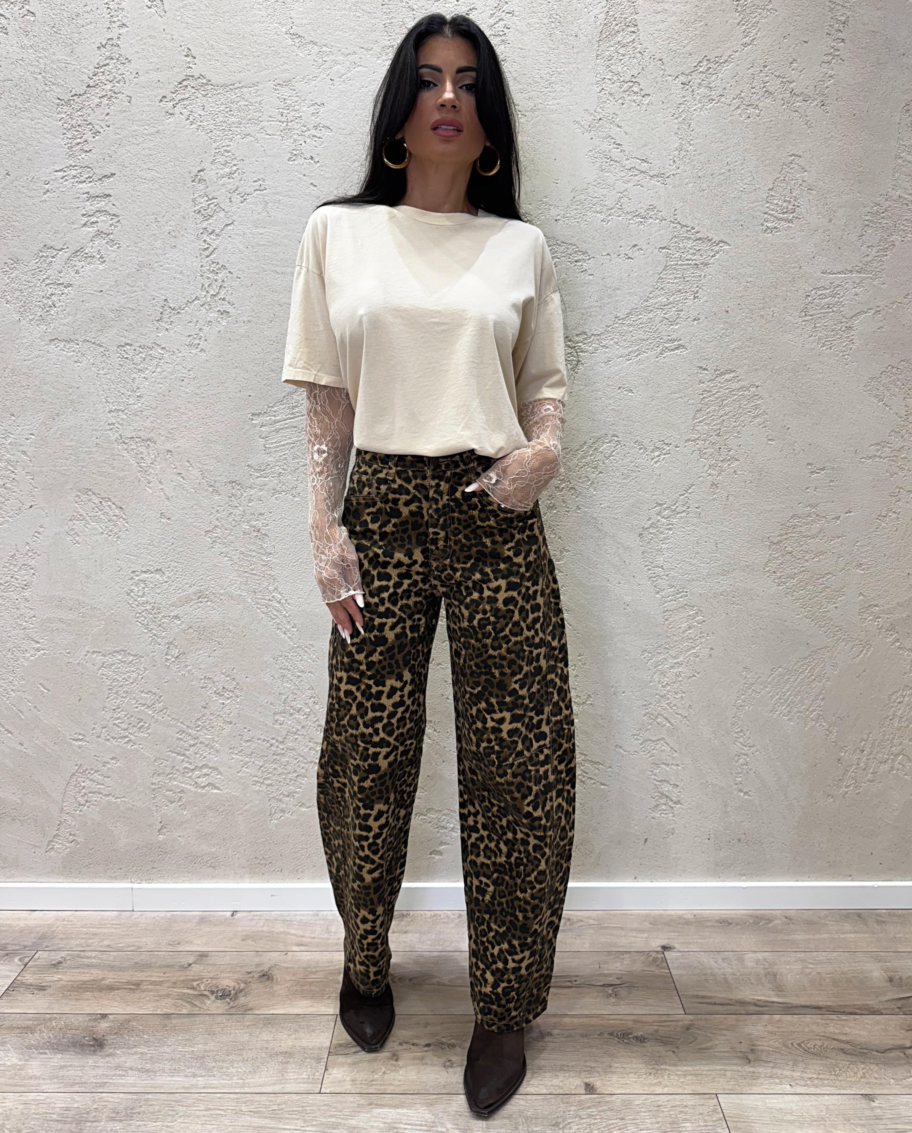 pantalone baloon fit maculato PANTMAC MACULATO ELEVI 