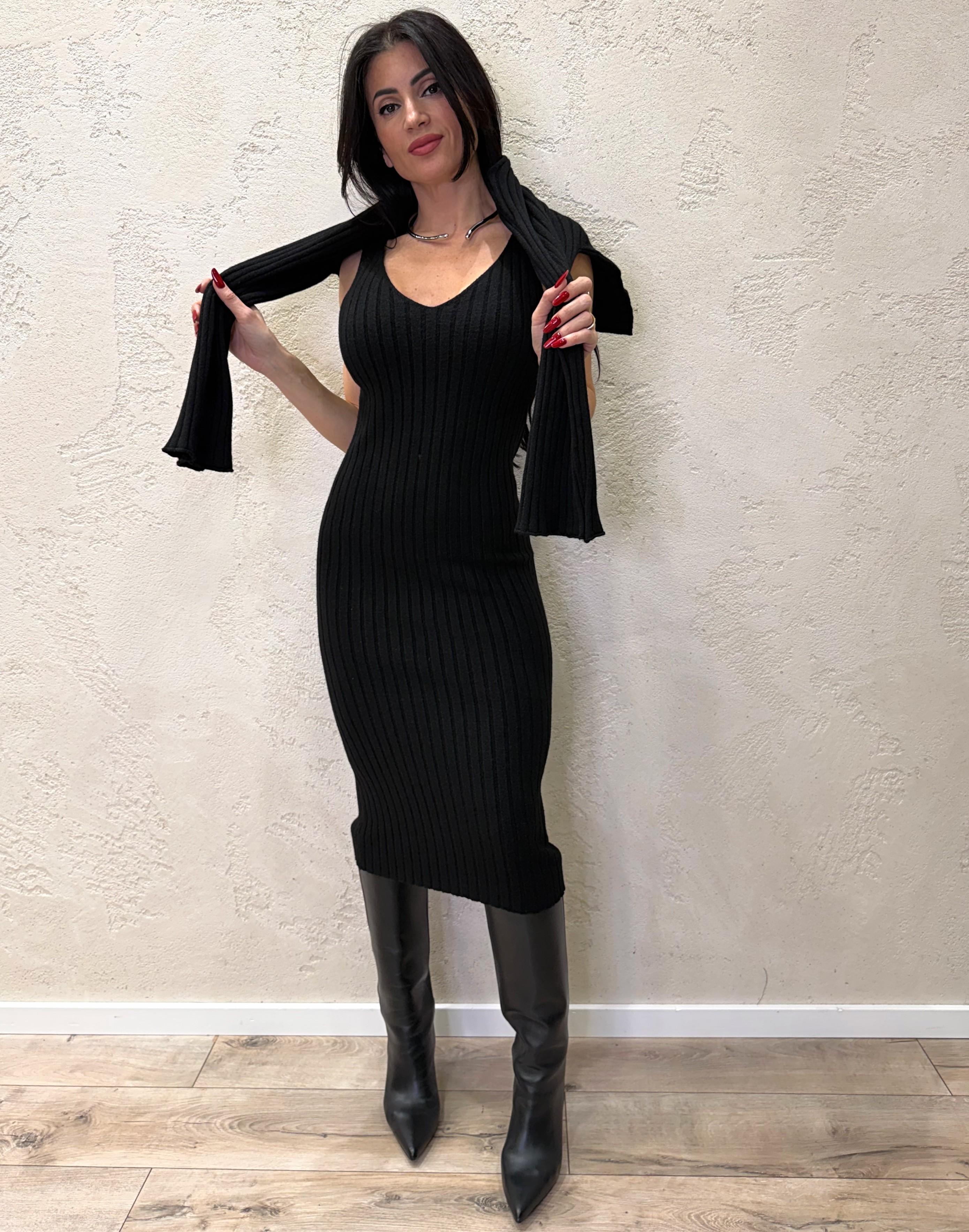 set coordinato abito e pull 3058030581 NERO SUSY MIX 