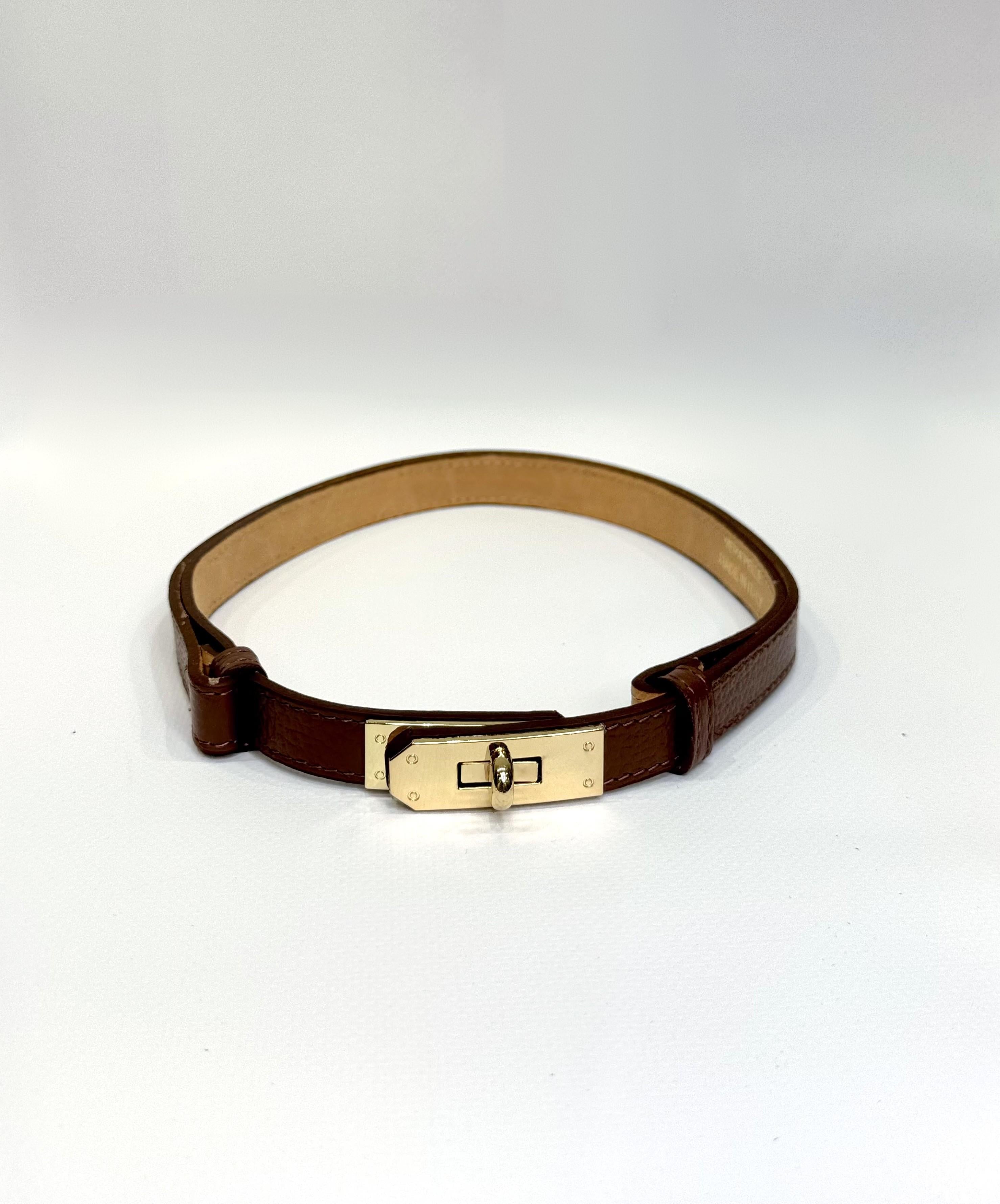 cintura kelly vera pelle CINTKELLY MORO ELEVI 