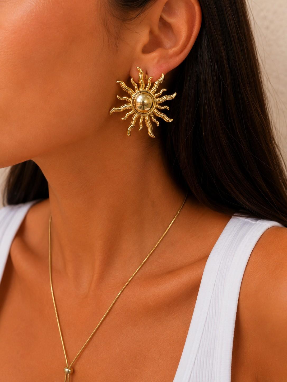 orecchini "sun" ORE-SUN GOLD ELEVI 