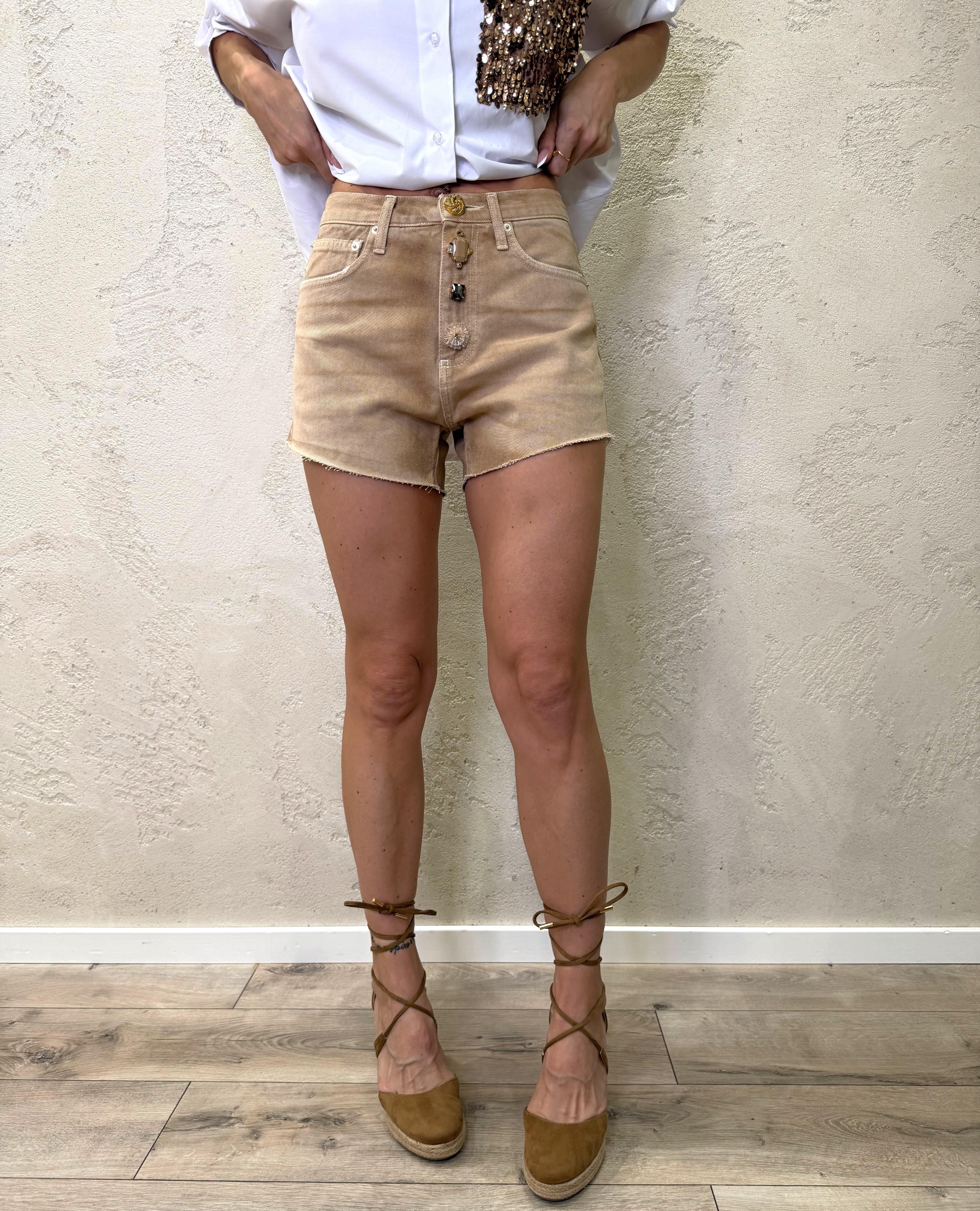 short in denim modello zac DAB5113 SABBIA VICOLO 