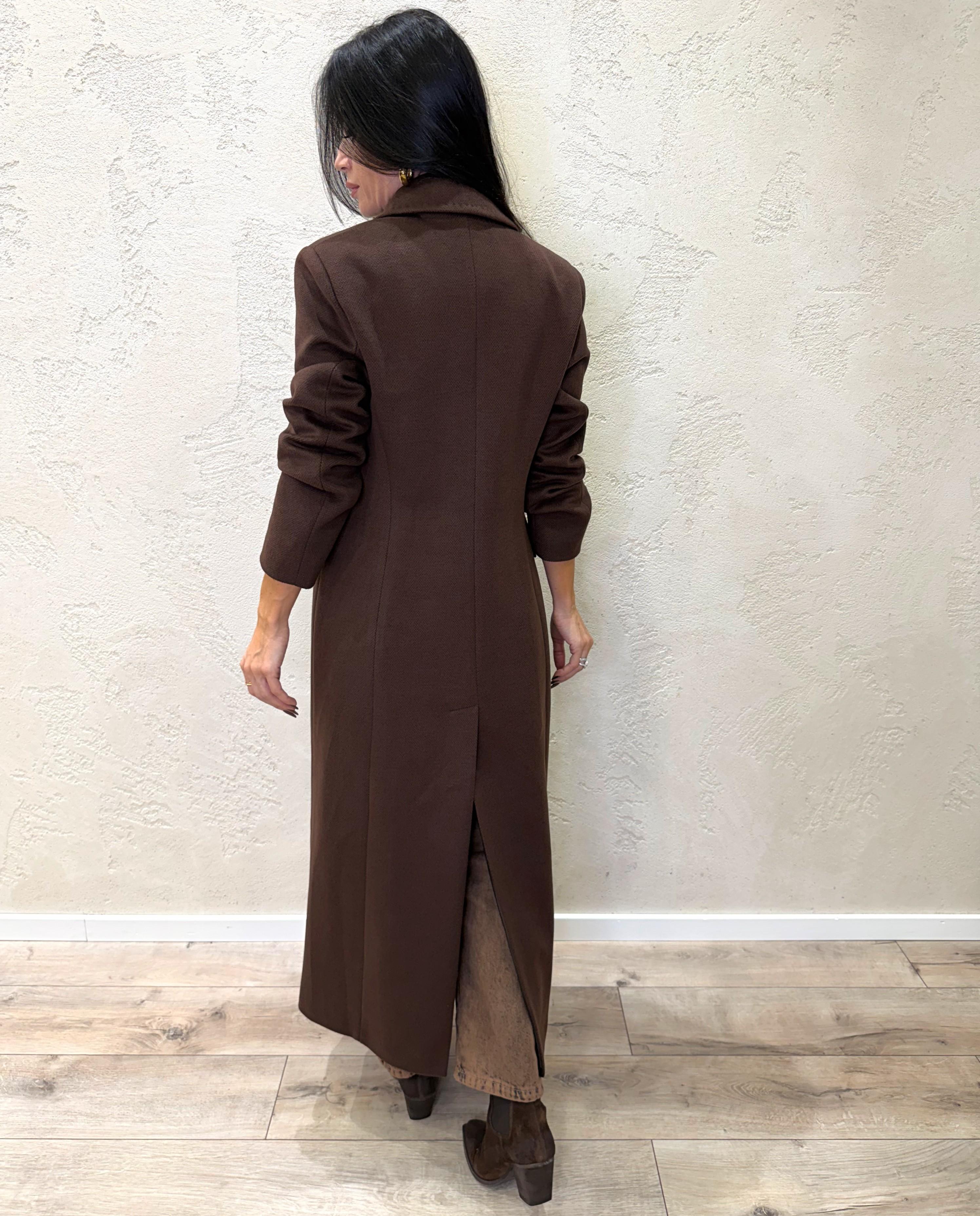 cappotto lungo doppio petto CAPPOTTODP MORO ELEVI 