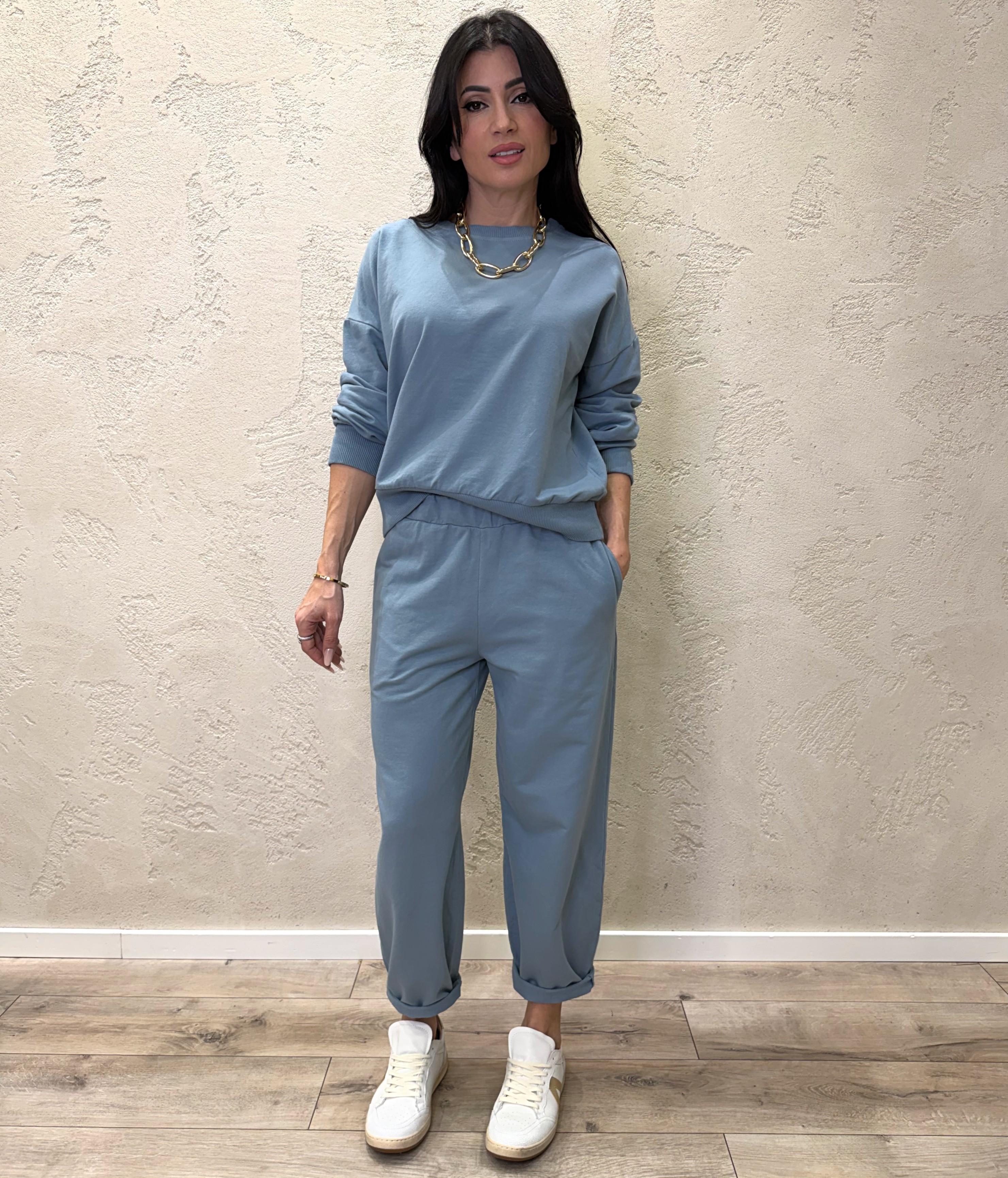 tuta di felpa garzata 26851 JEANS SUSY MIX 