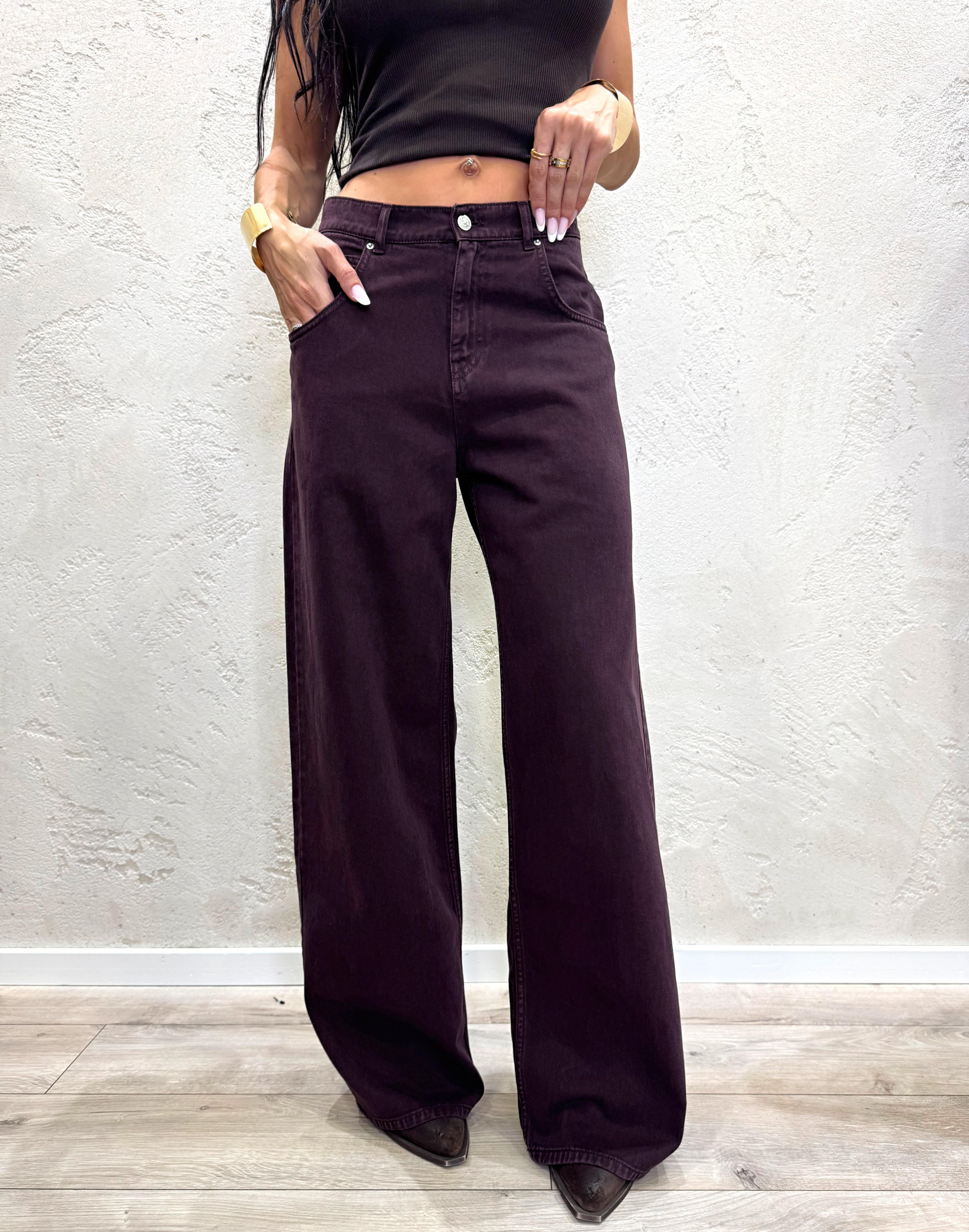 jeans modello mia DF5109 PRUGNA VICOLO 