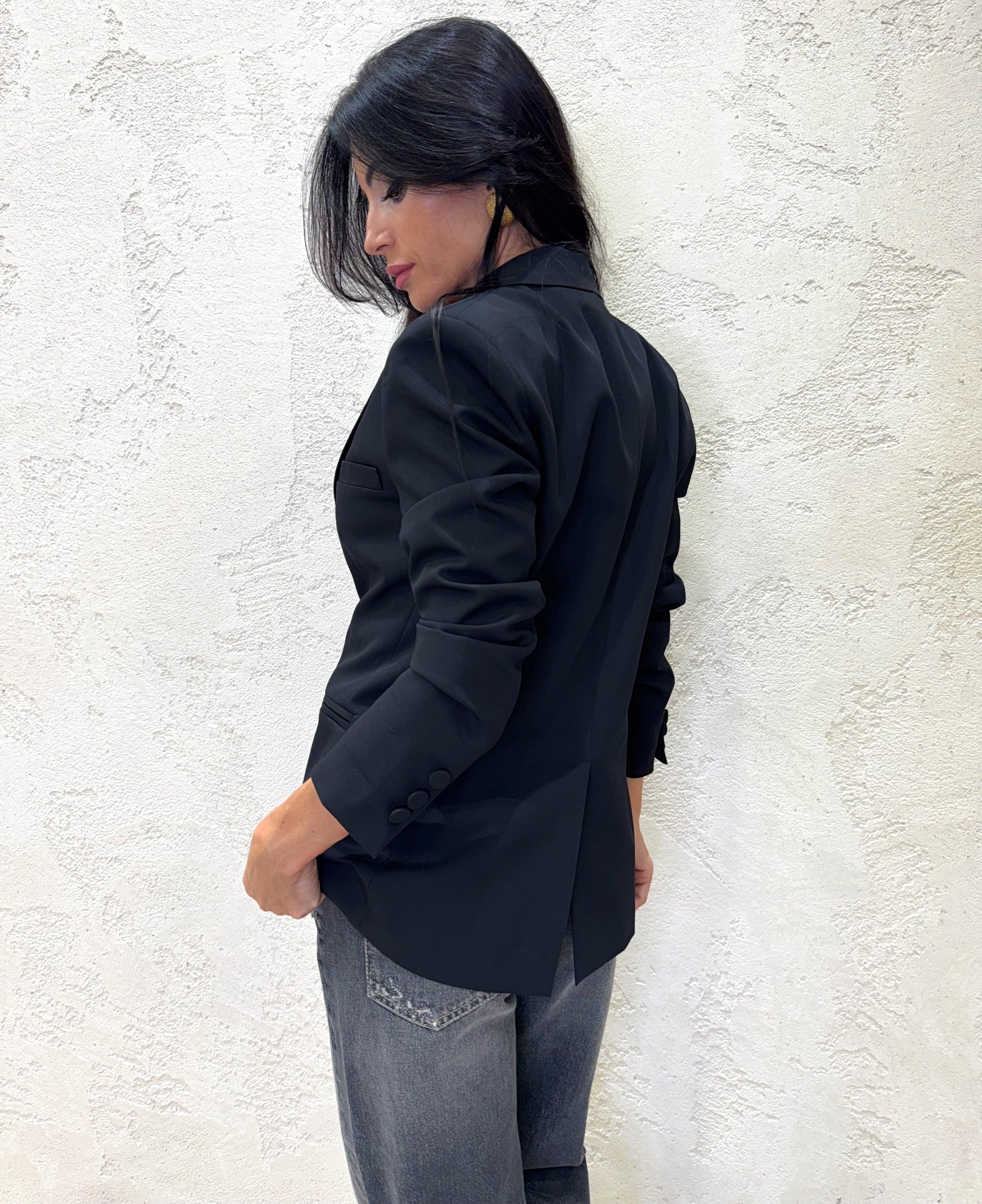 blazer sfiancato TF0369 NERO VICOLO 