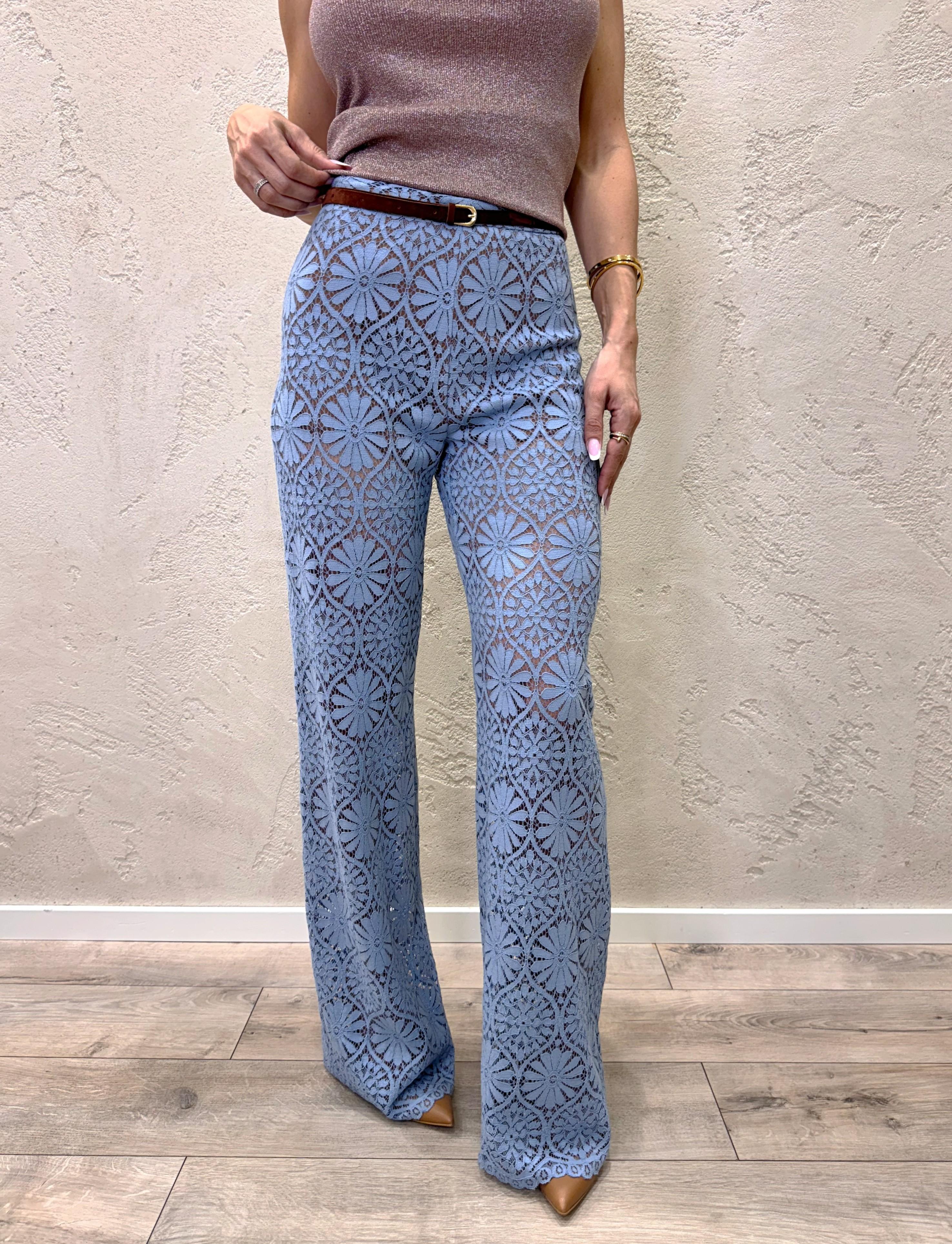 pantalone macramè con cintura P9990077T ICEBERG IMPERIAL 