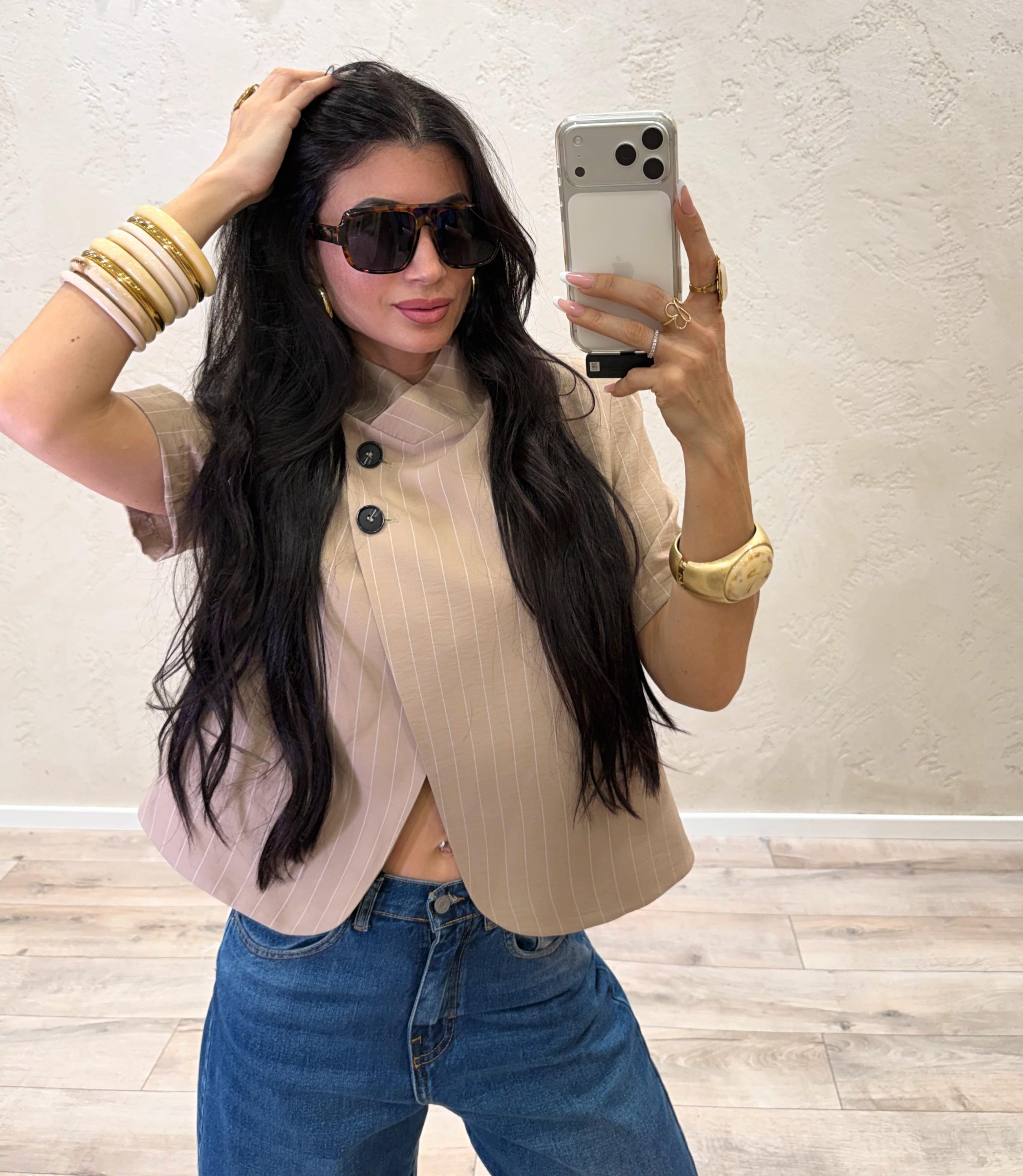 occhiale da sole modello "amber black" AMBERBLACK NERO ELEVI 