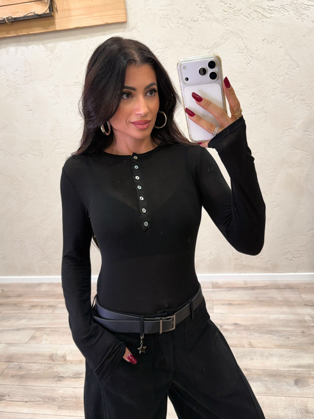 Cashmerina serafino in misto cashmere