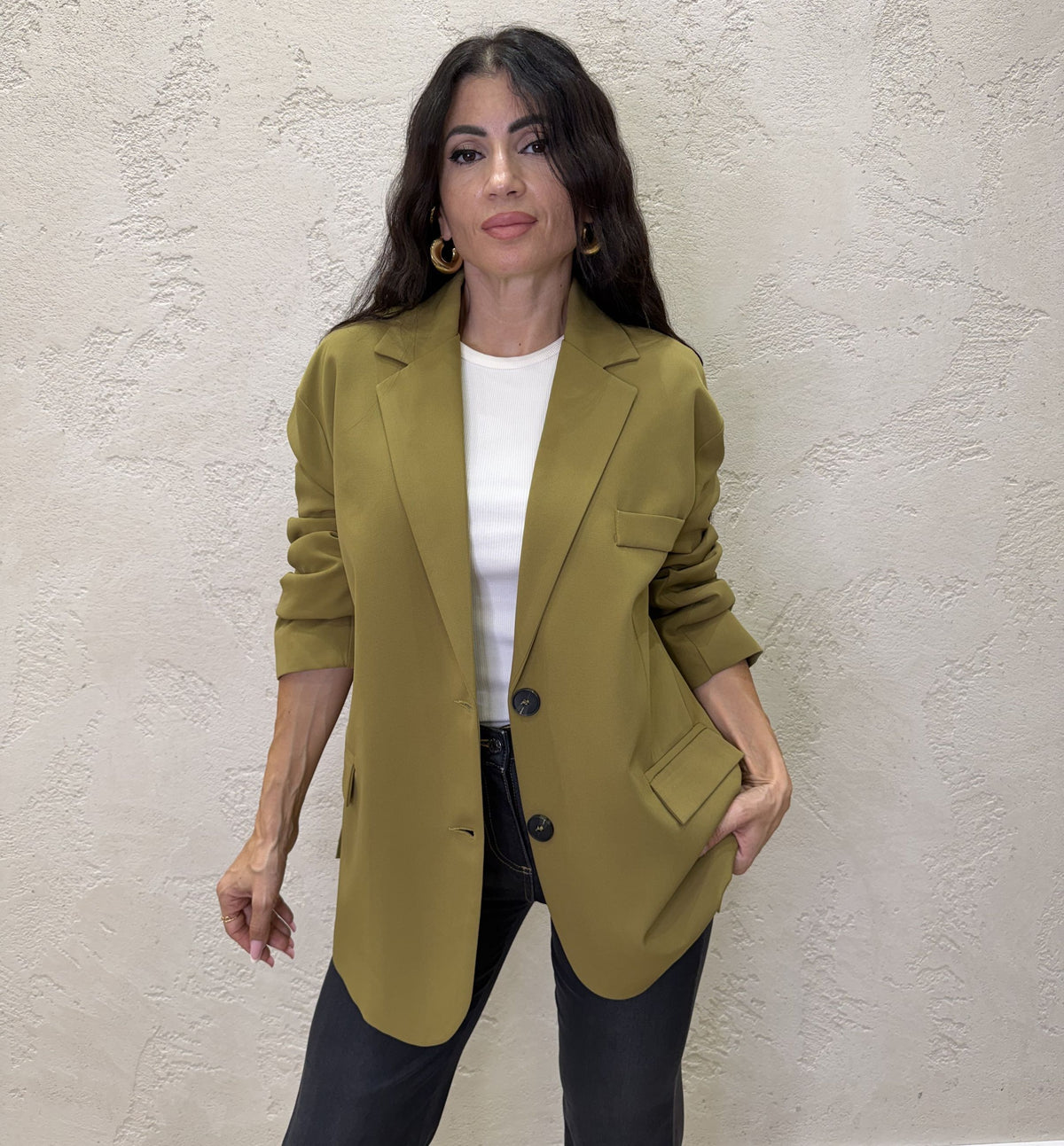 Blazer Icon oversize taglio maschile