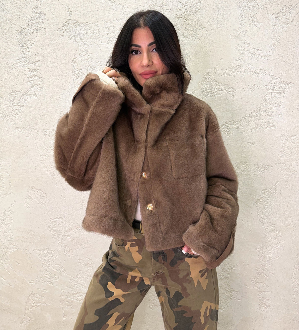 Montone "Aviator" double face