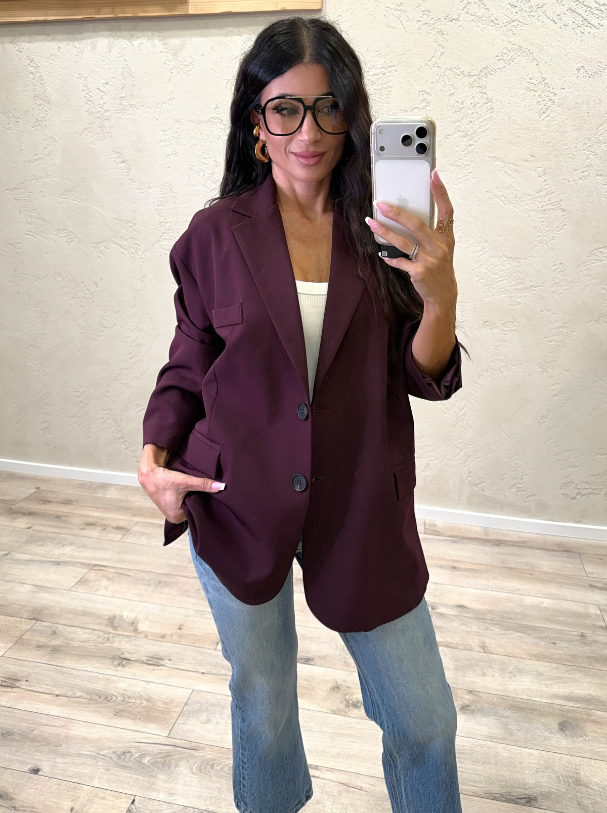 Blazer Icon oversize taglio maschile