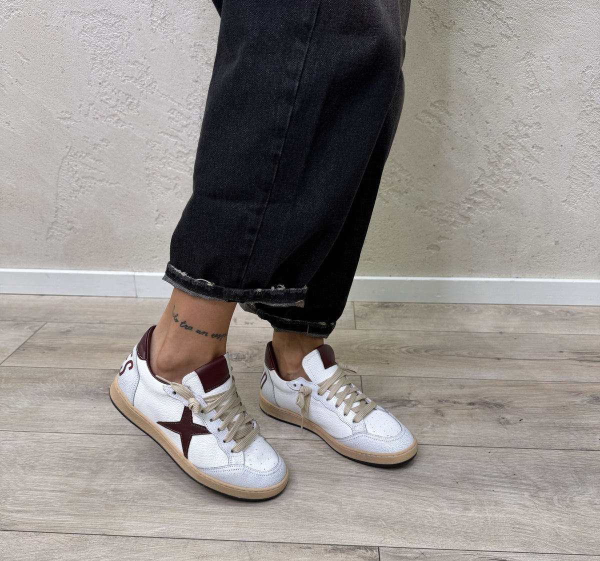 Sneakers in pelle