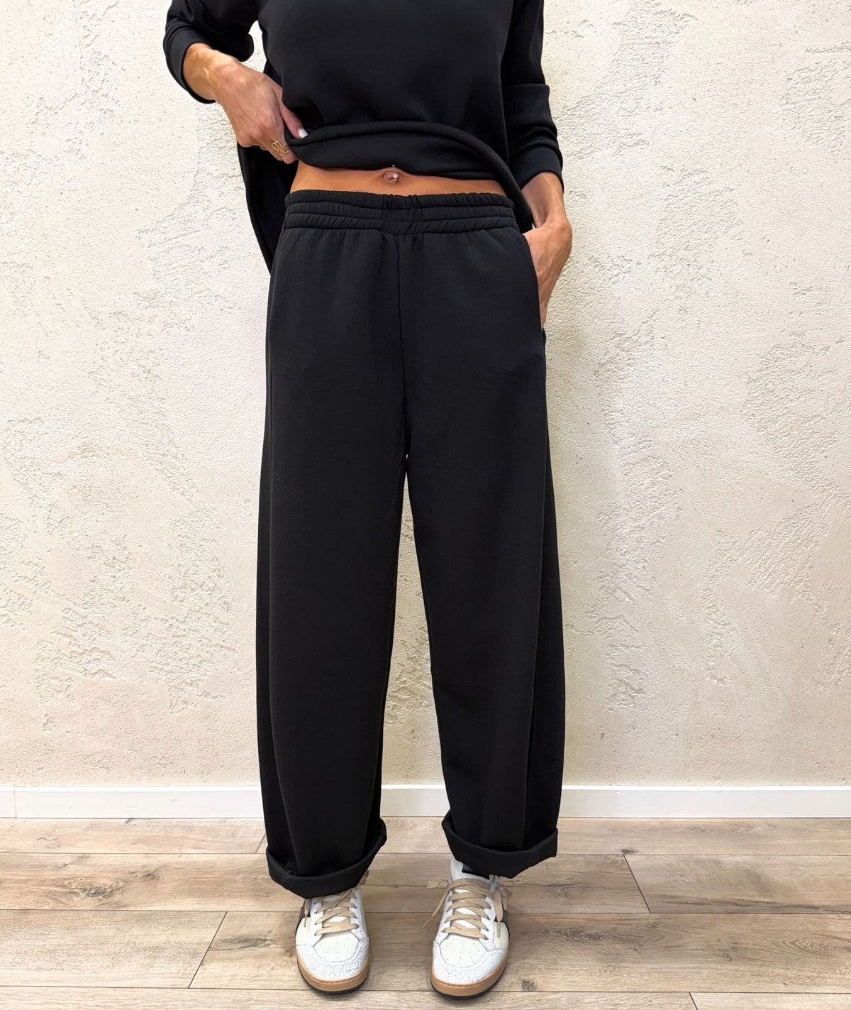 completo coordinato in felpa soft touch