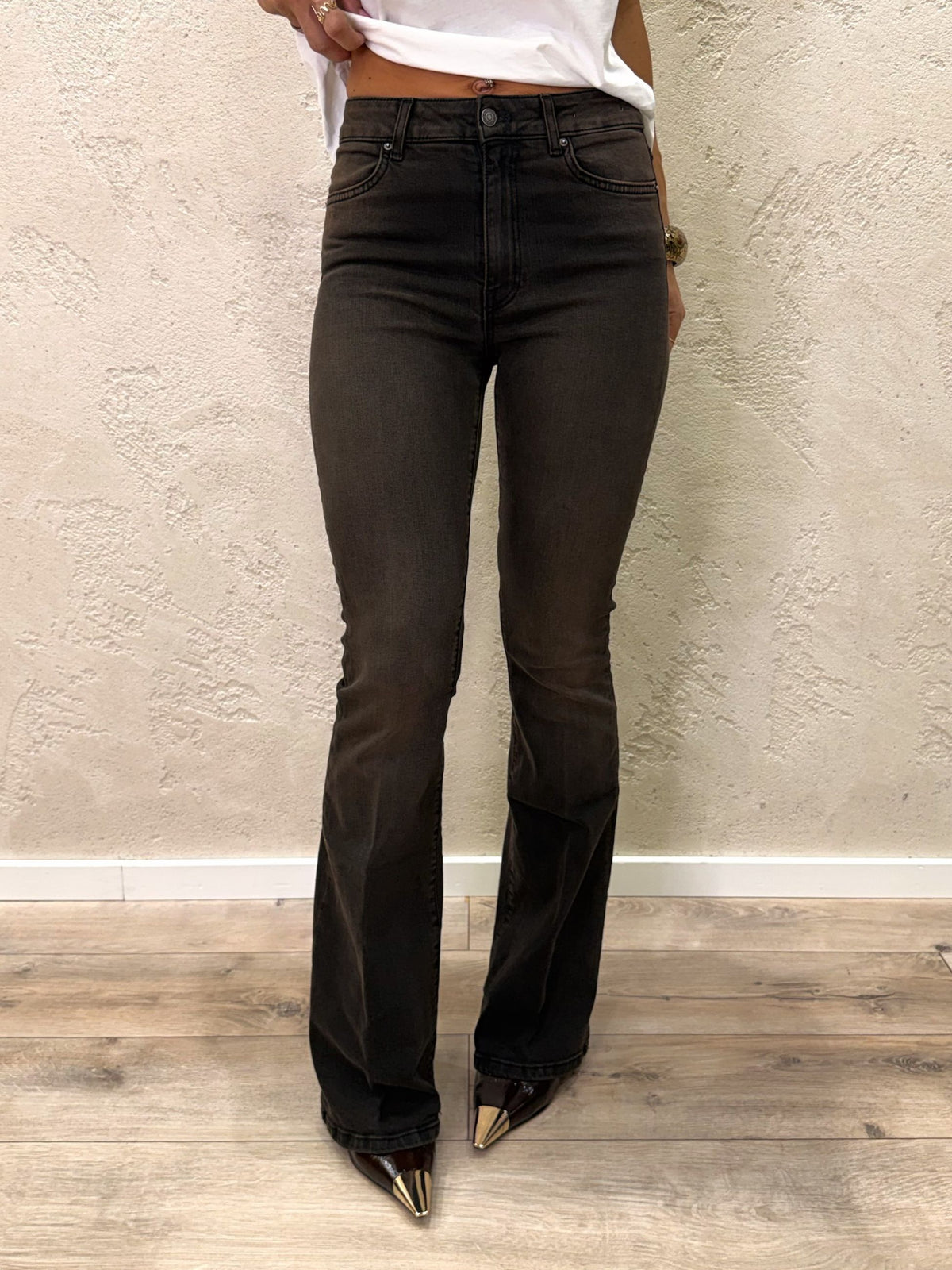 Jeans elasticizzato "Gisele" flare fit