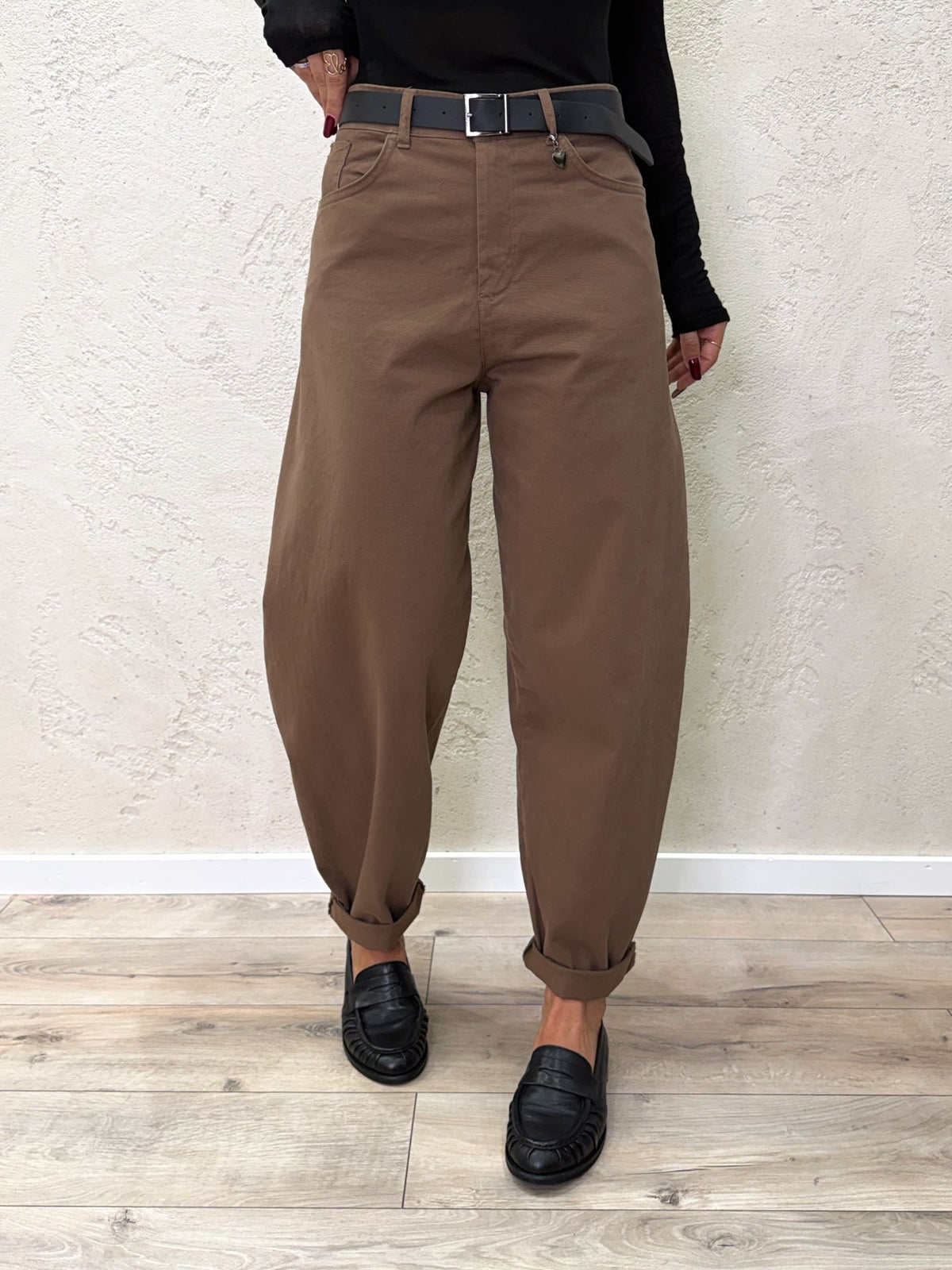 Pantalone Cuoricino in cotone a ovetto