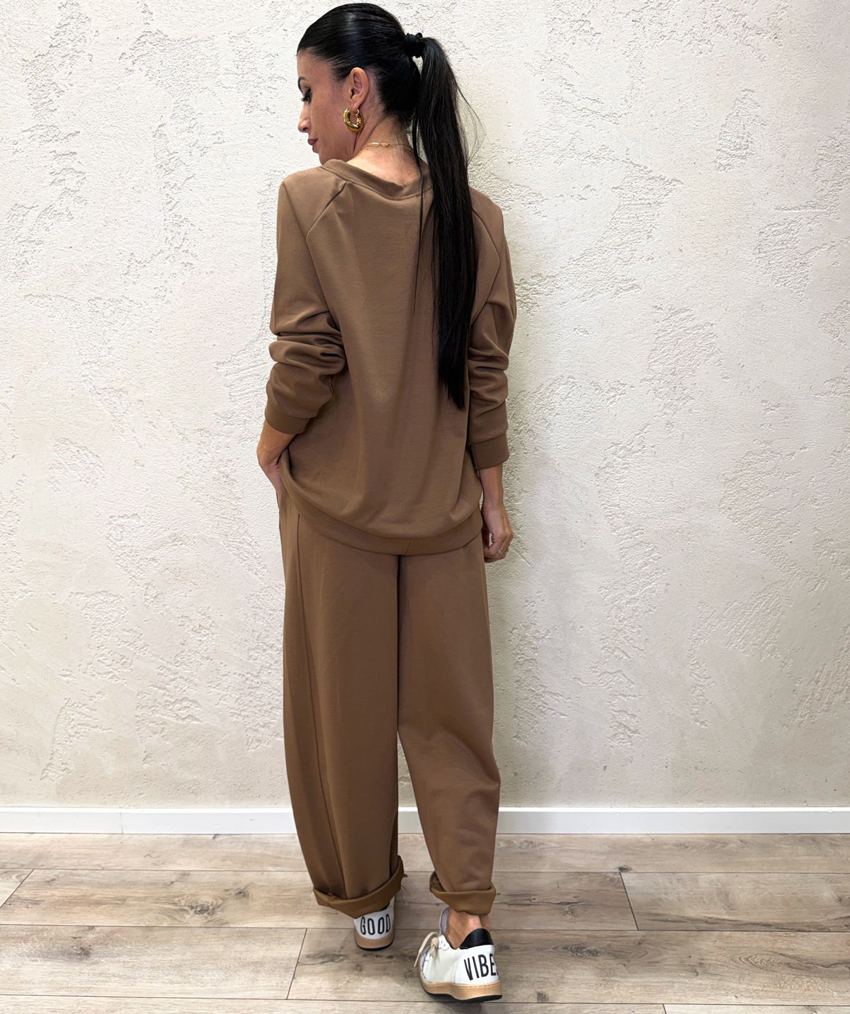 completo coordinato in felpa soft touch