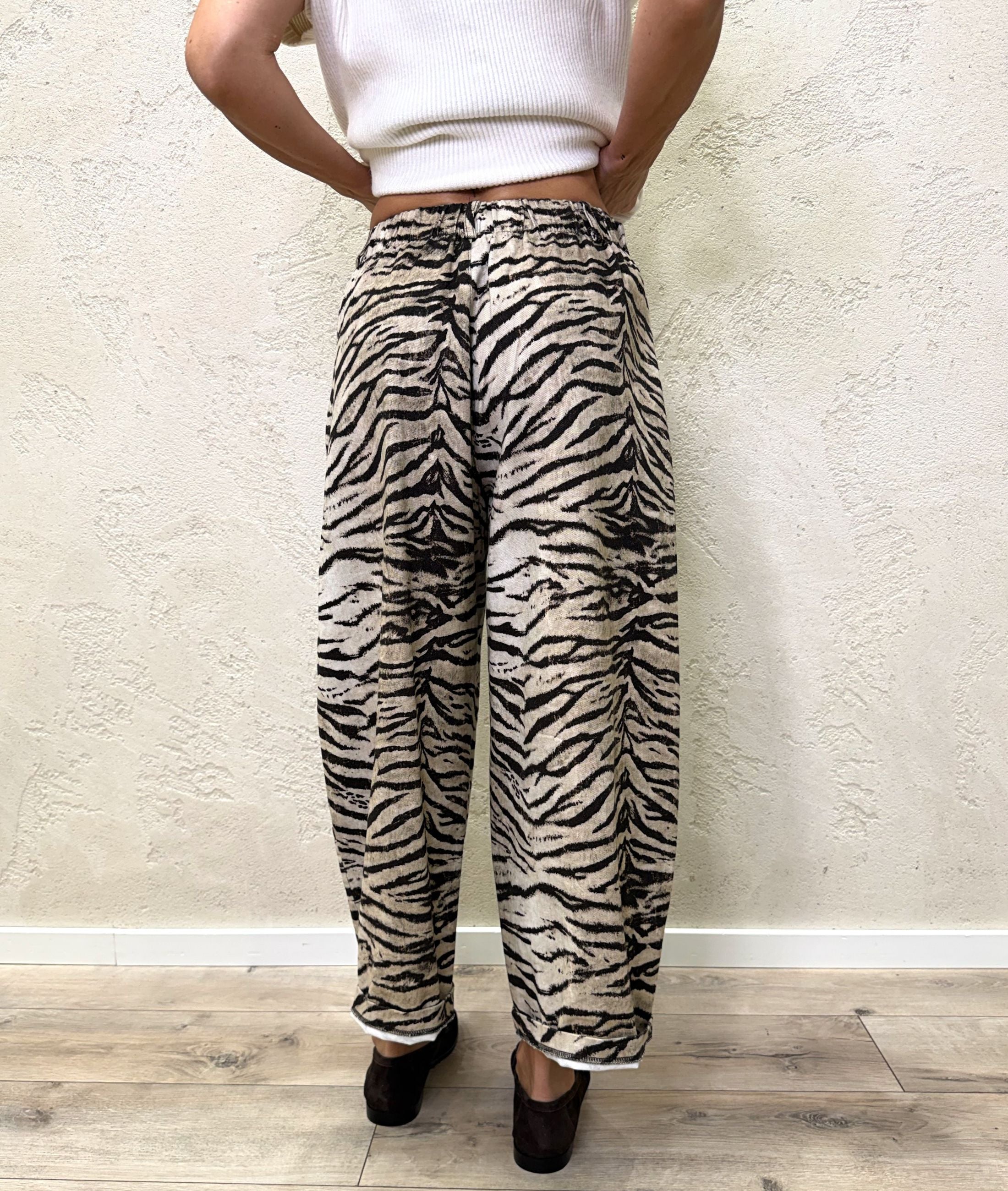 Pantalone "Kira" animalier