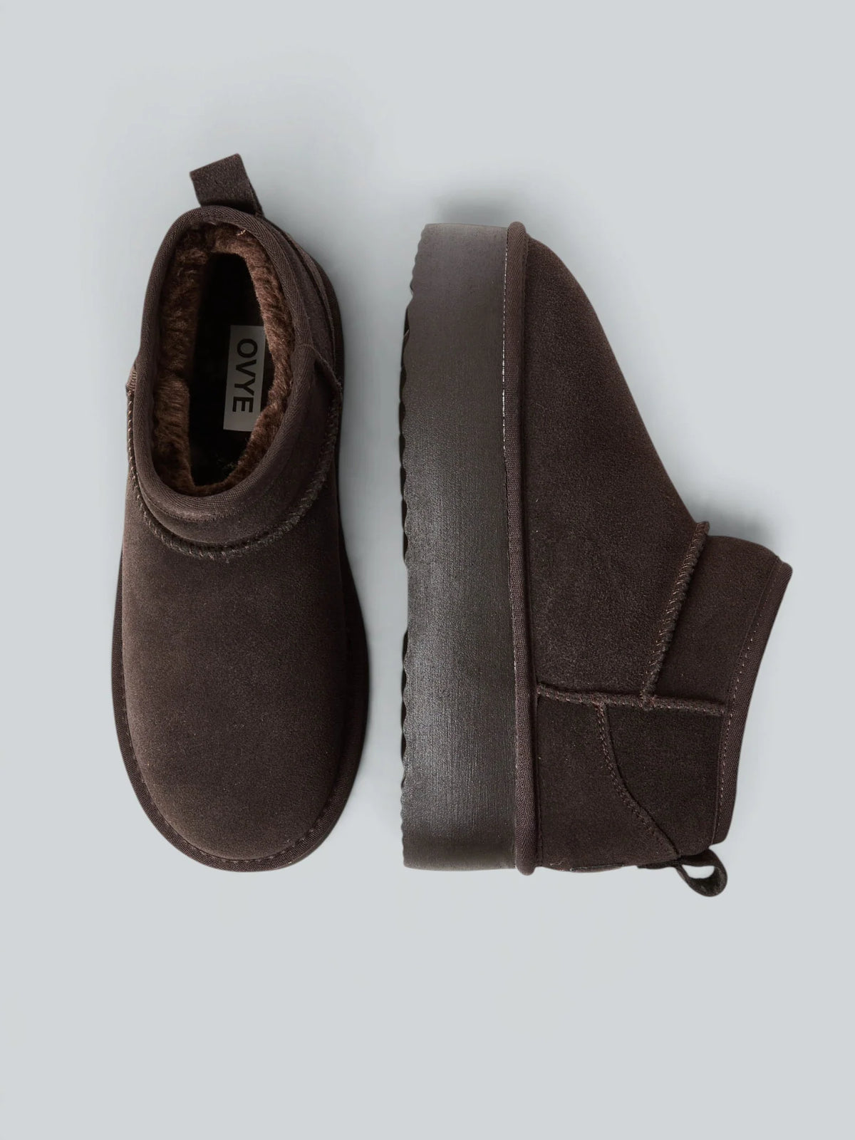 Stivaletto platform in camoscio