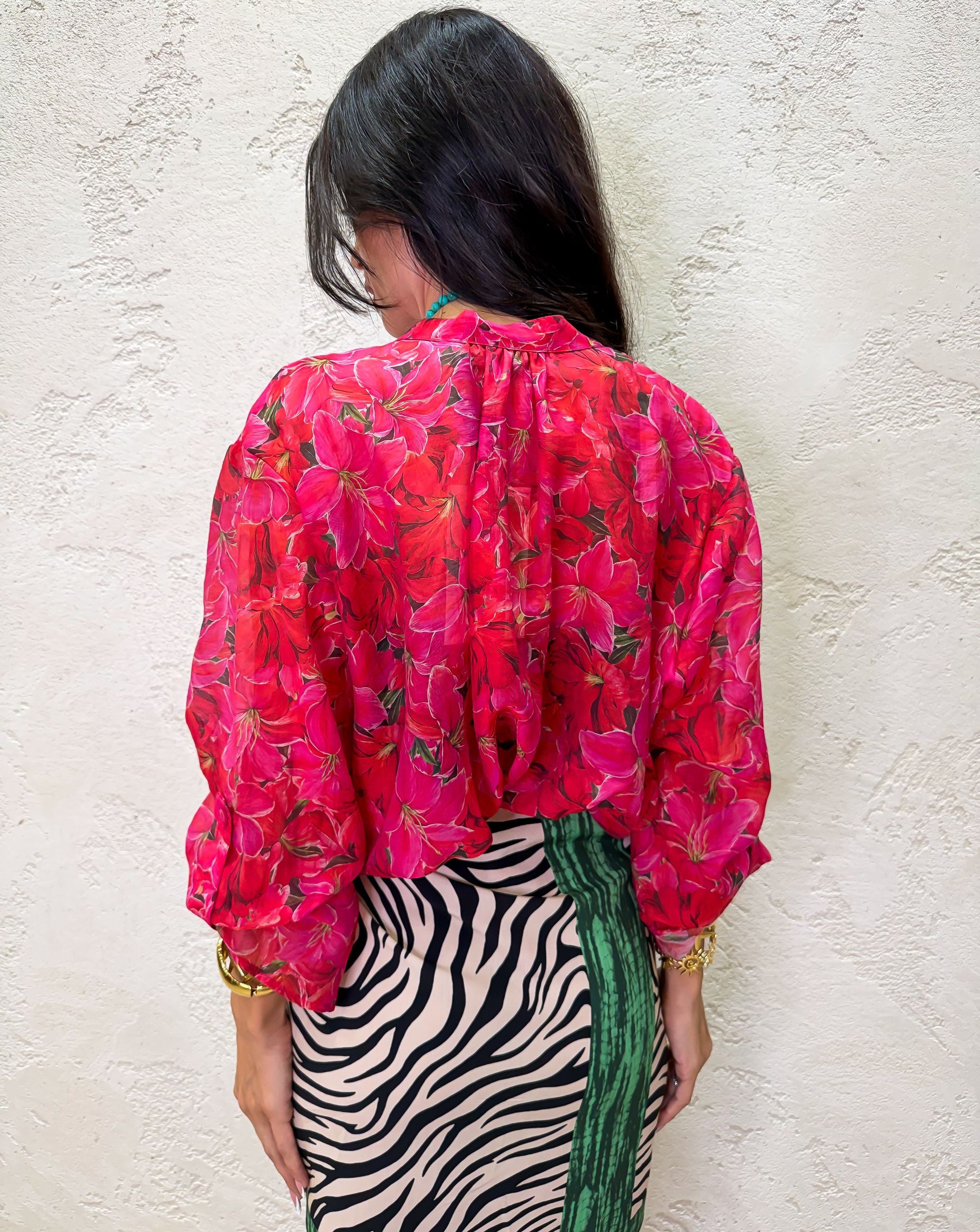 Camicia in lyocell Lilium Bloom